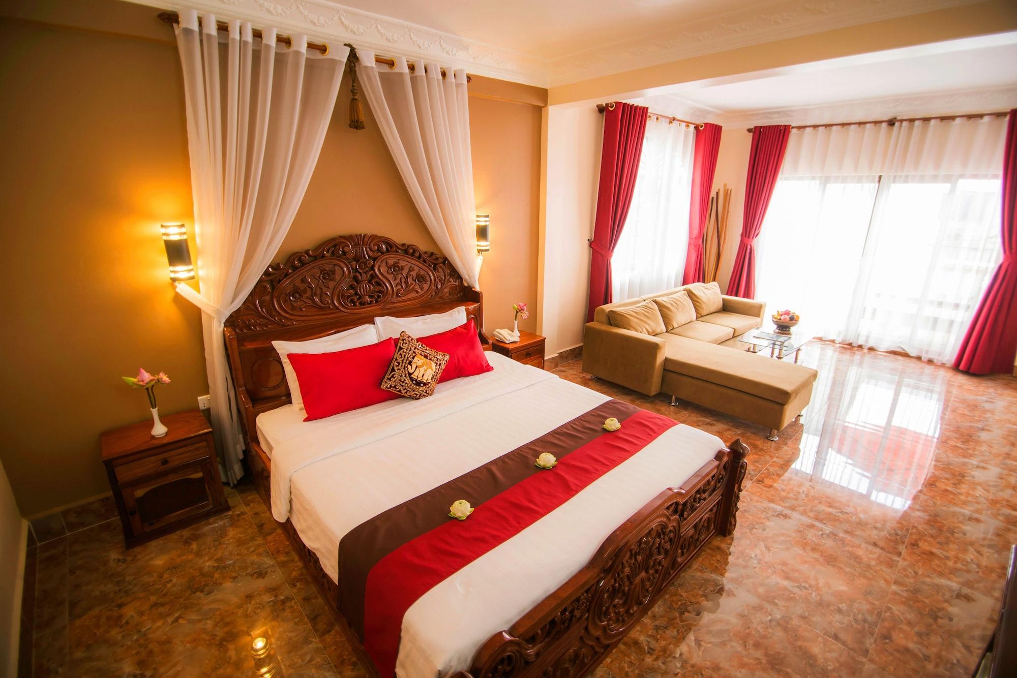 Reaksmey Chanreas Hotel Siem Reap Bagian luar foto
