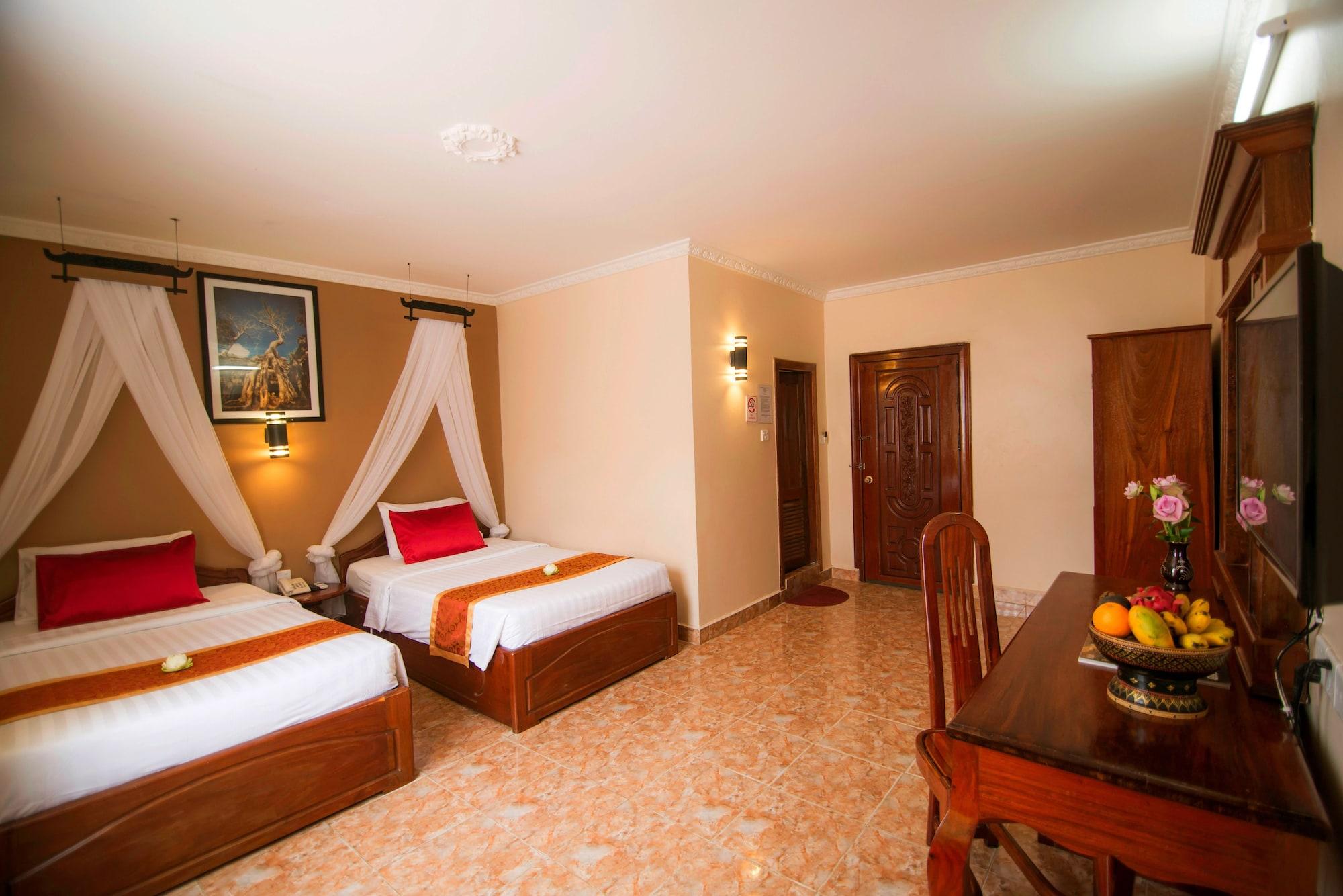 Reaksmey Chanreas Hotel Siem Reap Bagian luar foto