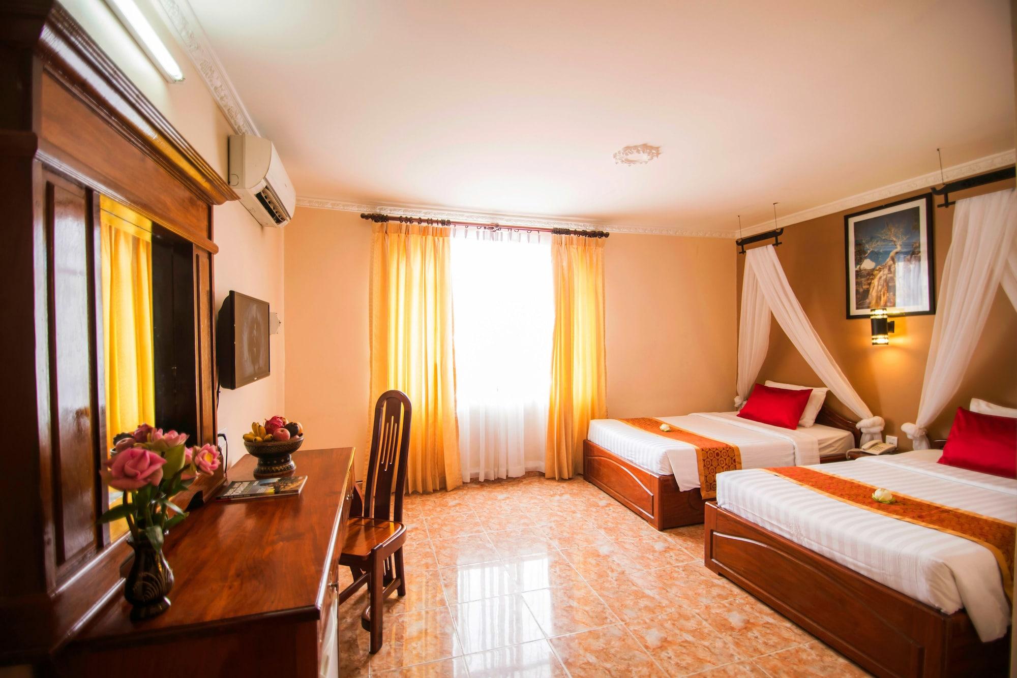 Reaksmey Chanreas Hotel Siem Reap Bagian luar foto