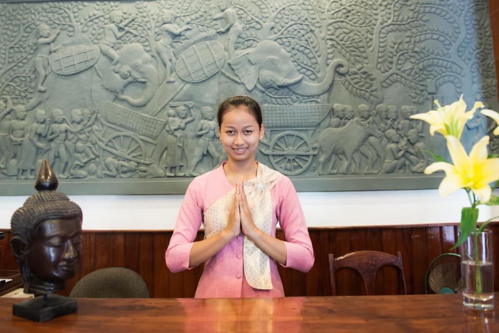 Reaksmey Chanreas Hotel Siem Reap Bagian luar foto