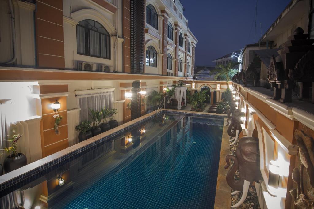 Reaksmey Chanreas Hotel Siem Reap Bagian luar foto